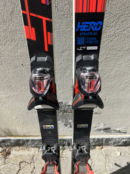 170cm sci Rossignol Hero GS FIS r20 usato 2024 N1