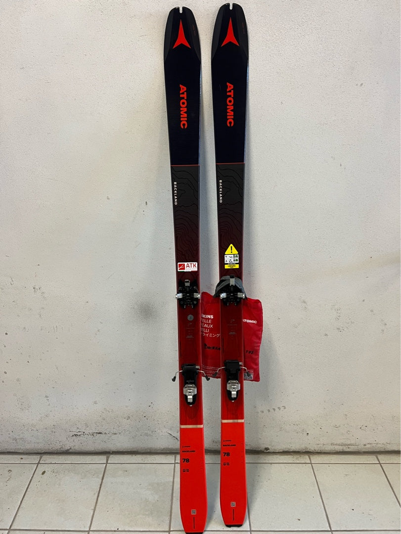 177cm Atomic Backland 78 TEST Sci+ attacchi+ pelli