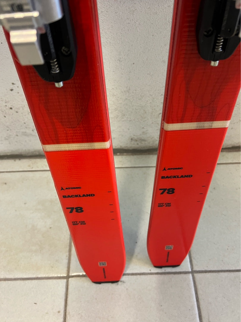 177cm Atomic Backland 78 TEST Sci+ attacchi+ pelli