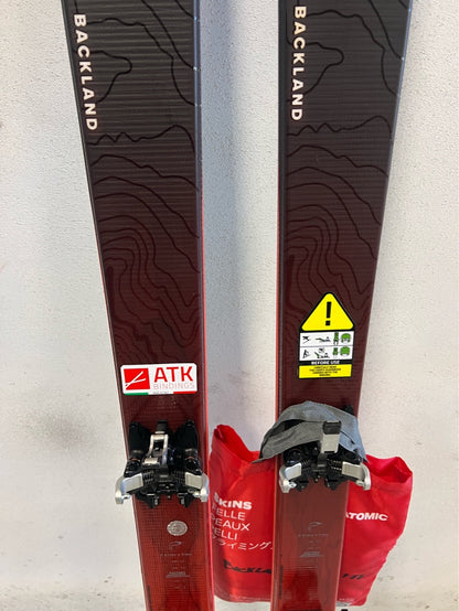 177cm Atomic Backland 78 TEST Sci+ attacchi+ pelli