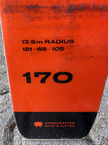 170cm Blizzard Firebird SRC 2024 sci discesa Test