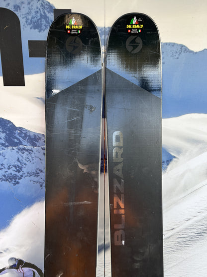 186cm Sci freeride Blizzard Bodacious 118 r30.5 usato
