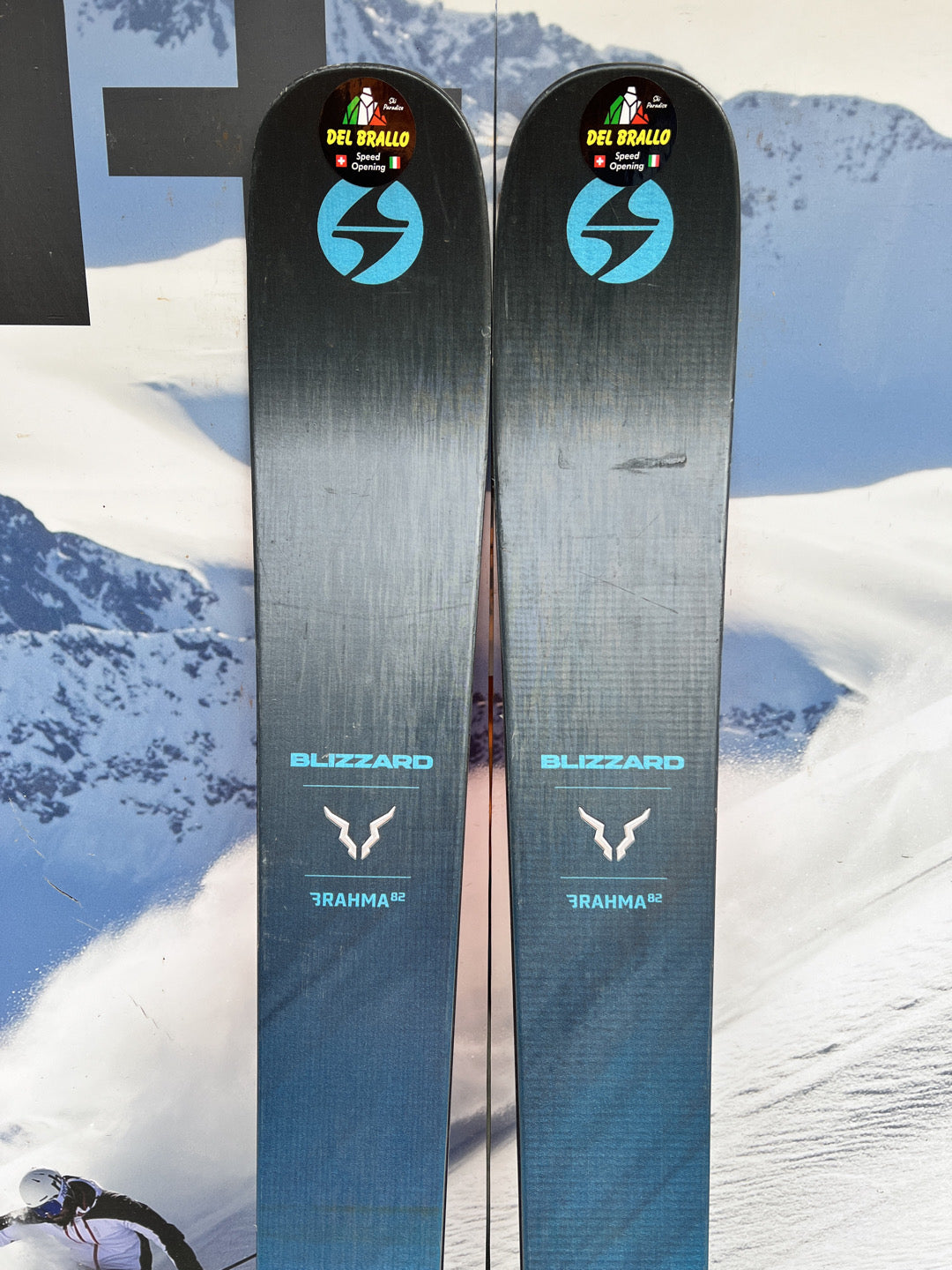 180cm Sci freeride Blizzard Brahama82 r16.5 usato
