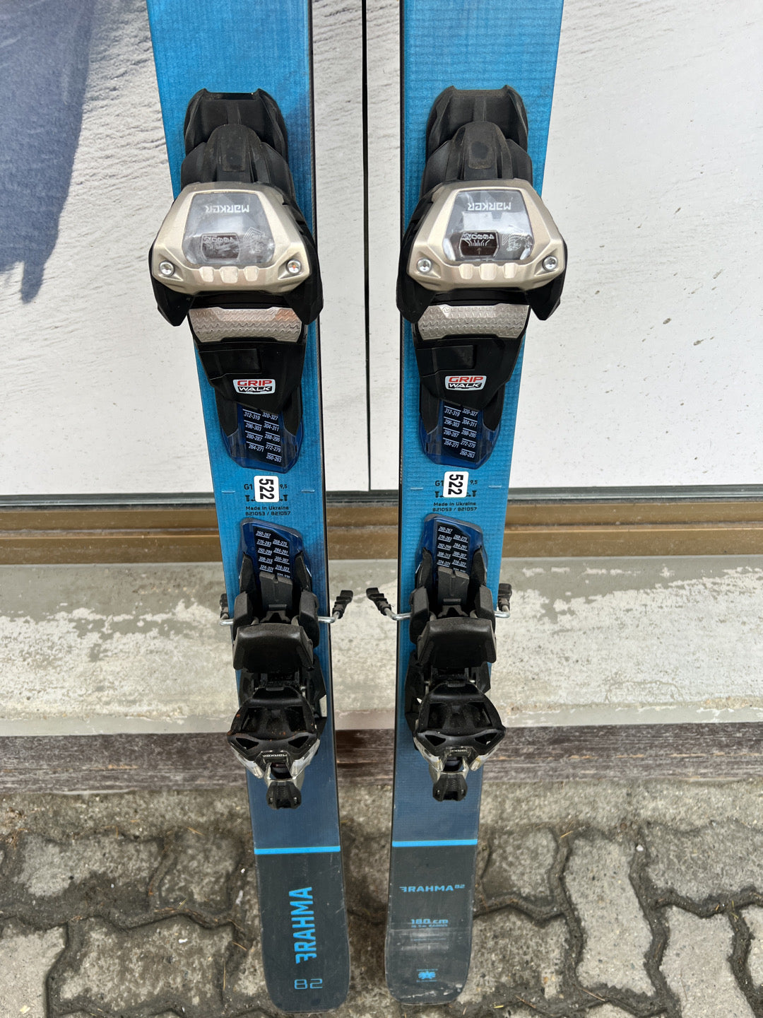 180cm Sci freeride Blizzard Brahama82 r16.5 usato