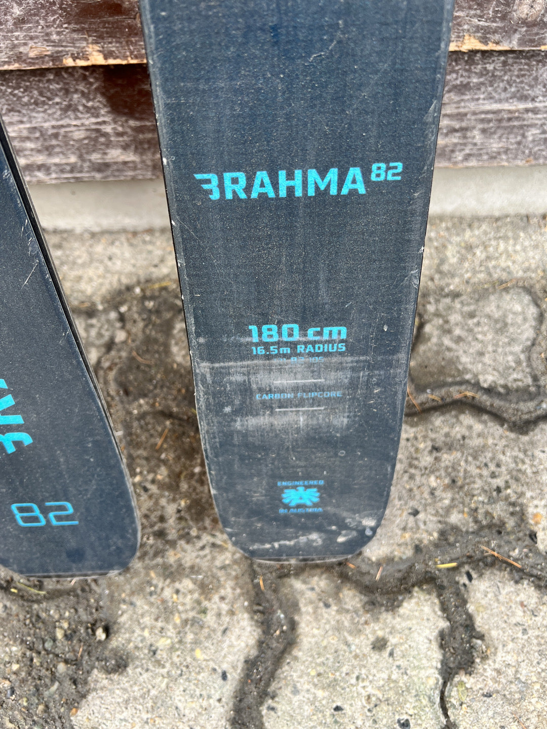 180cm Sci freeride Blizzard Brahama82 r16.5 usato