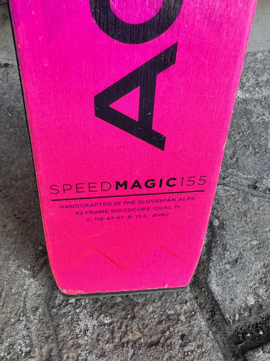 155cm sci Elan Speedmagic r13.5 usato N459