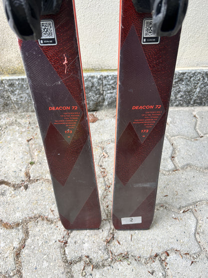 173cm Volkl Deacon72 Test r15.4 usati
