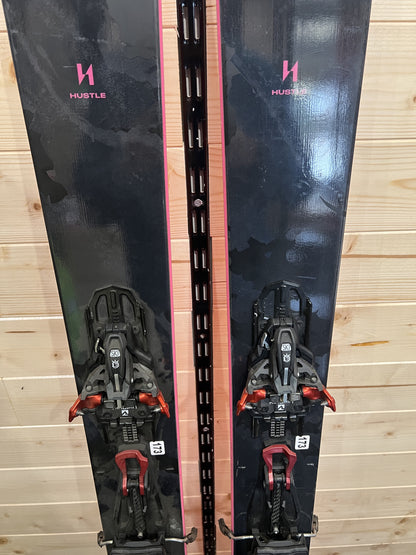 188cm Sci freeride Blizzard Hustle11 Hustle 11 r21 + KingPin13 usato N173