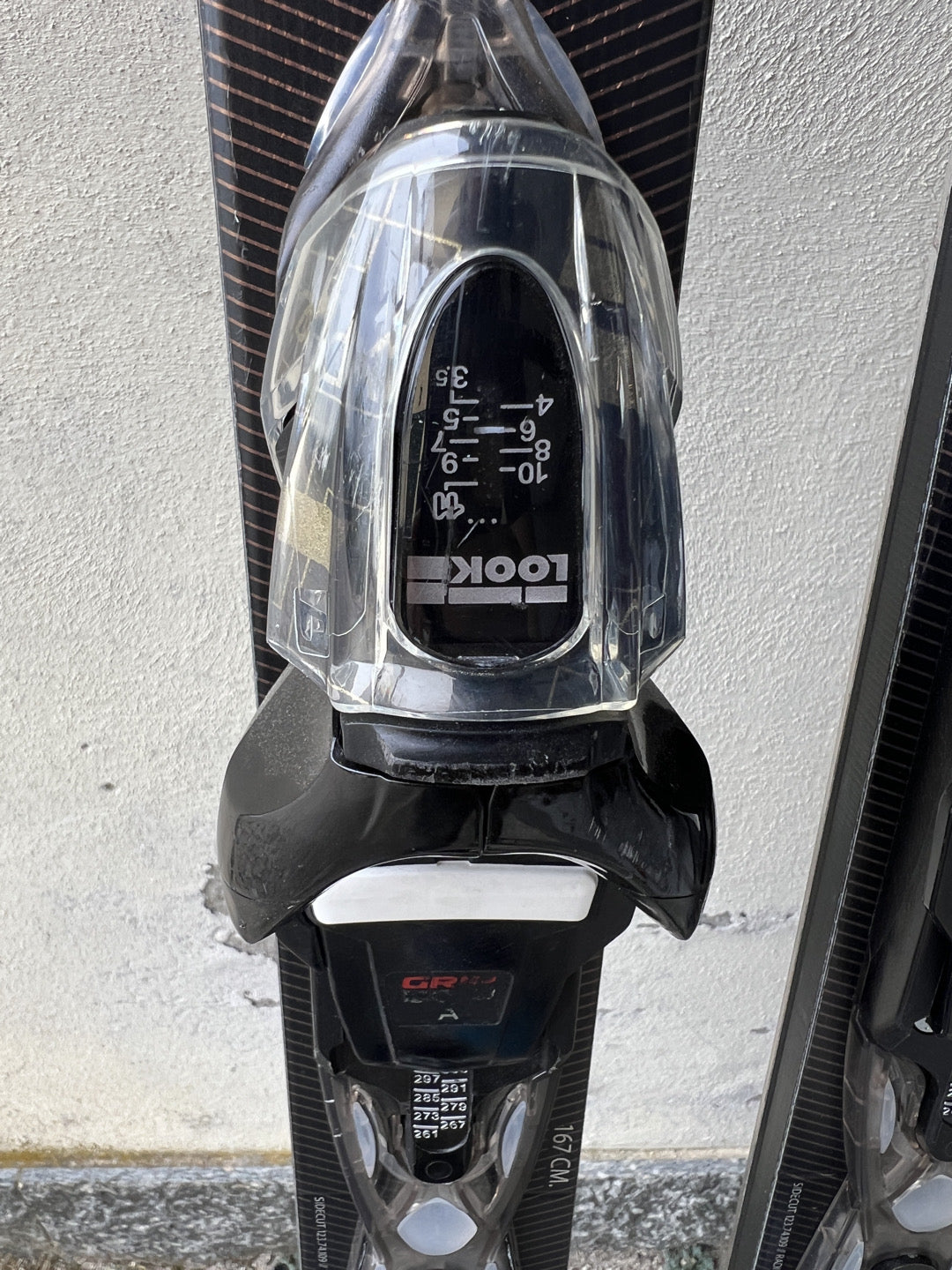 167cm sci Rossignol Nova10 Ti r14 usato N2