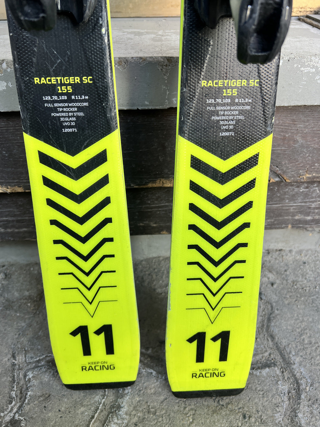 155cm sci Volkl SC r11.3 usato N477