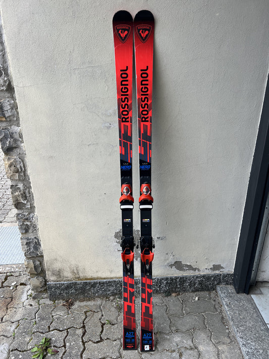 185cm sci Rossignol Hero GS r27 usato 2025 N1