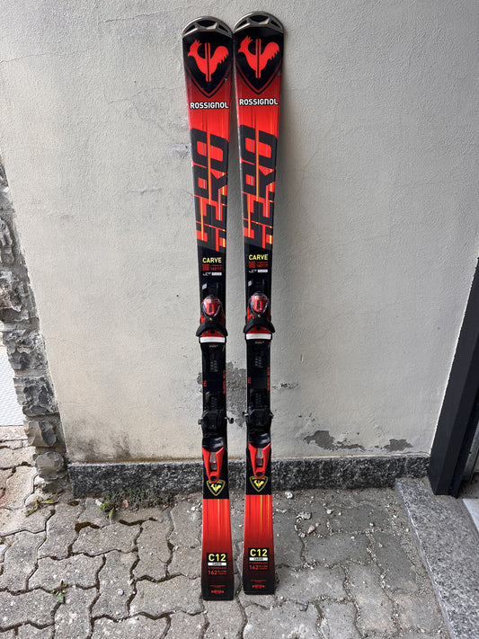 162cm sci Rossignol Hero Carve C12 r12 Test usati