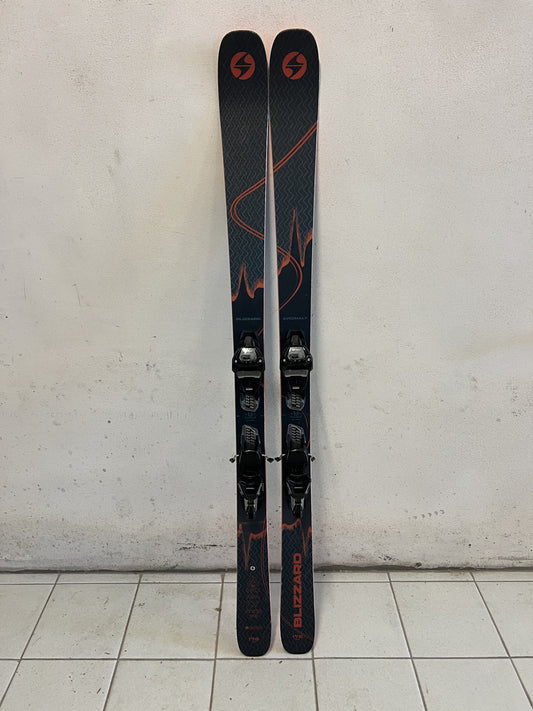 176cm Sci freeride Blizzard Anomaly88 r16.5 usato