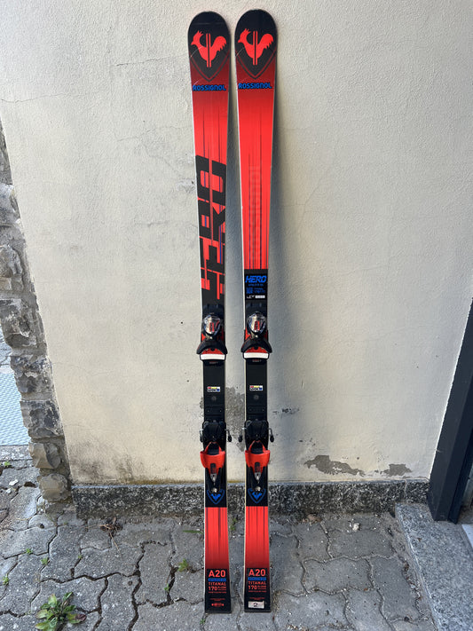 170cm sci Rossignol Hero GS FIS r20 usato 2024 N2