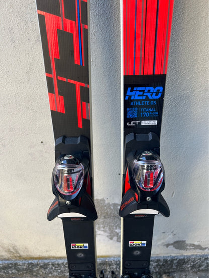 170cm sci Rossignol Hero GS FIS r20 usato 2024 N2
