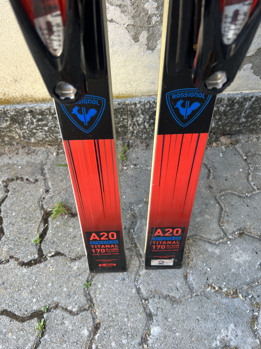 170cm sci Rossignol Hero GS FIS r20 usato 2024 N2