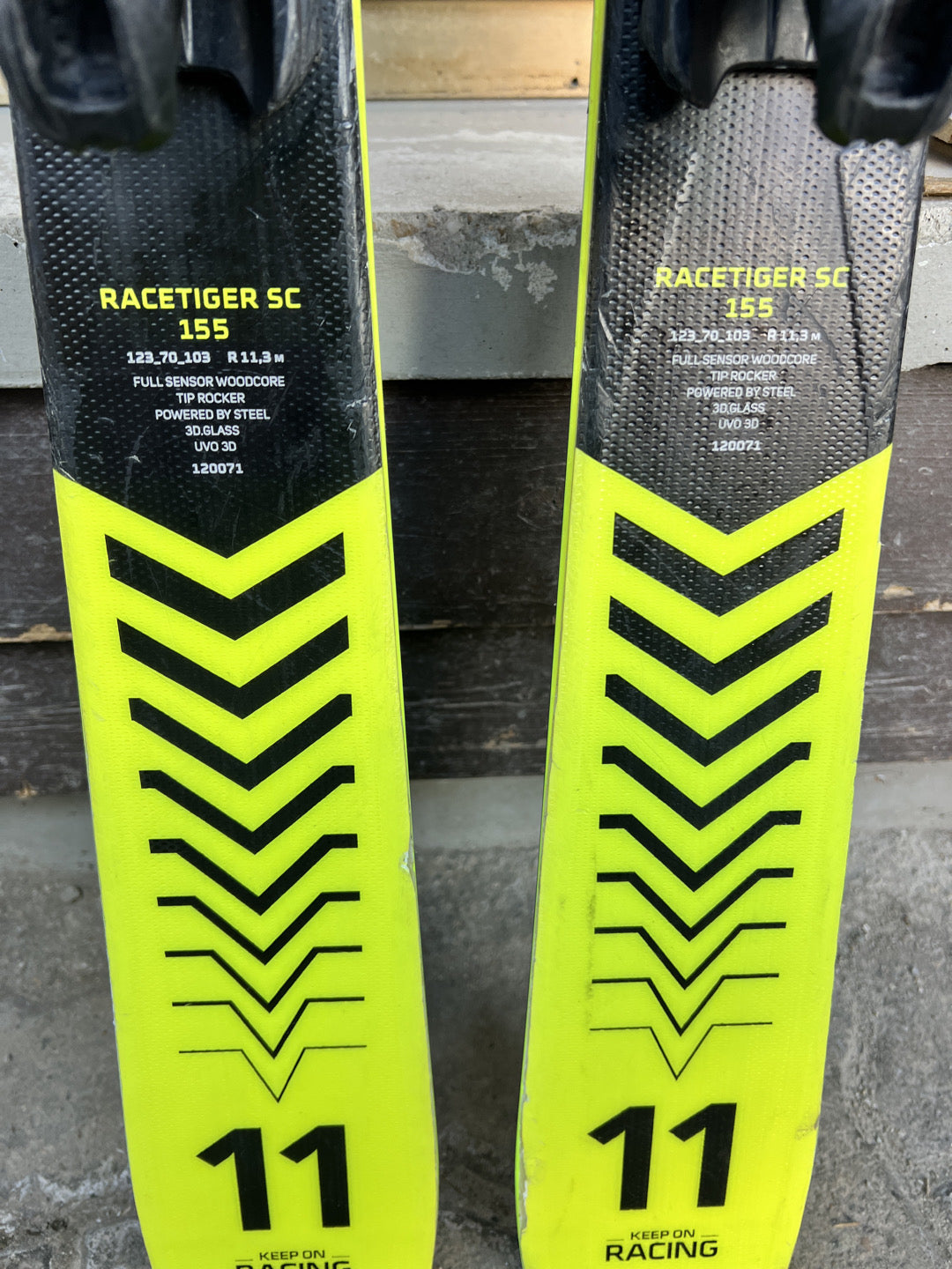 155cm sci Volkl SC r11.3 usato N476