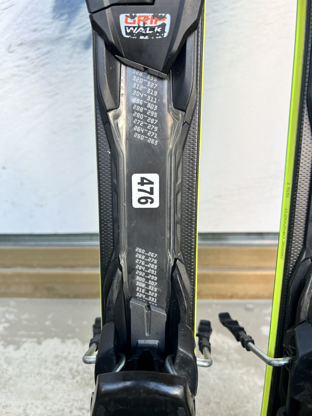 155cm sci Volkl SC r11.3 usato N476