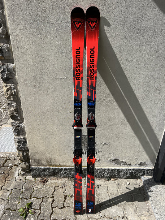 170cm sci Rossignol Hero GS r20 usato 2025 N2