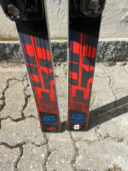 170cm sci Rossignol Hero GS r20 usato 2025 N2
