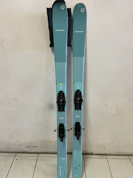 178cm Blizzard G095  Sci + attacchi + pelli (N3018