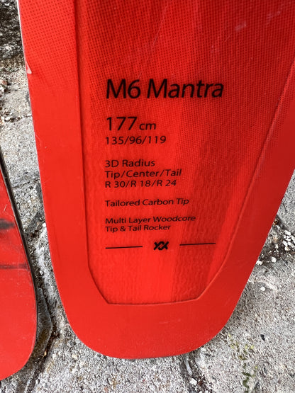 177cm Sci freeride Volkl Mantra M6 96 usato N1