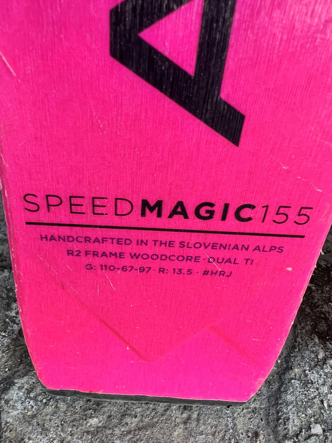 155cm sci Elan Speedmagic r13.5 usato N458
