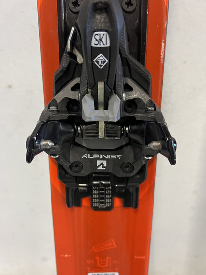 164cm Blizzard G095 Sci + attacchi + pelli (N0822)