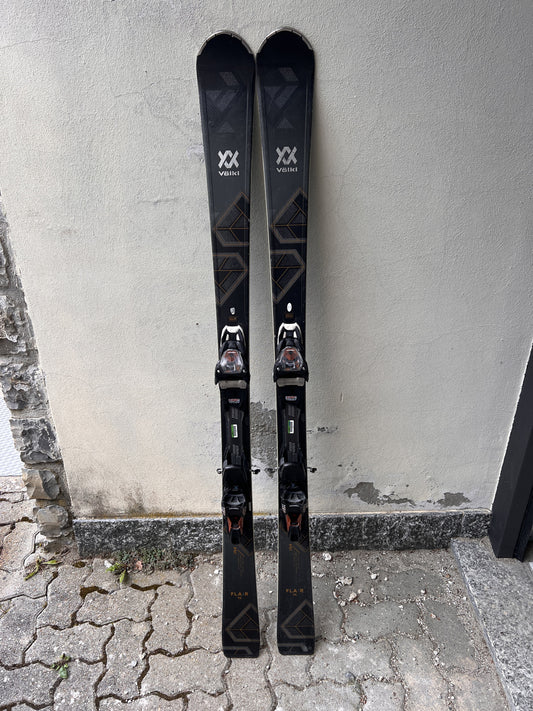 154cm sci Volkl Flair 75 r12.2 usato N132 8617