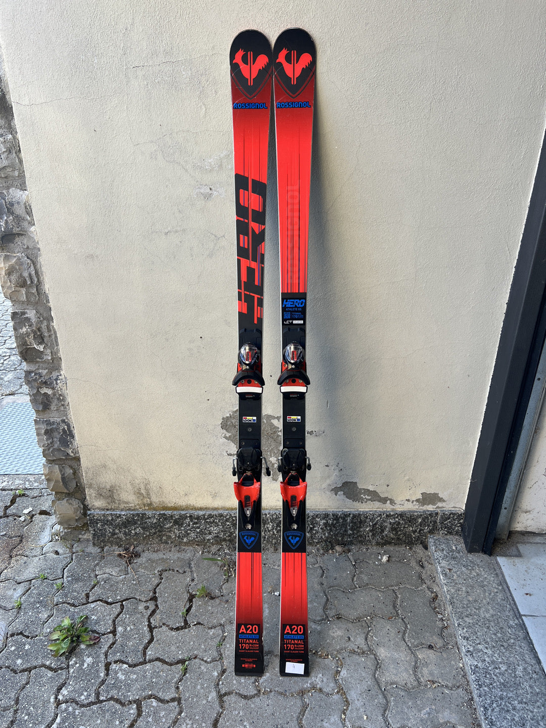 170cm sci Rossignol Hero GS FIS r20 usato 2024 N4