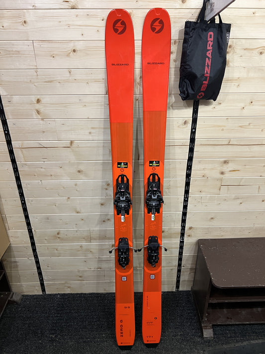 171cm Blizzard Zero G95 Sci+attacchi+pelli (N0193)