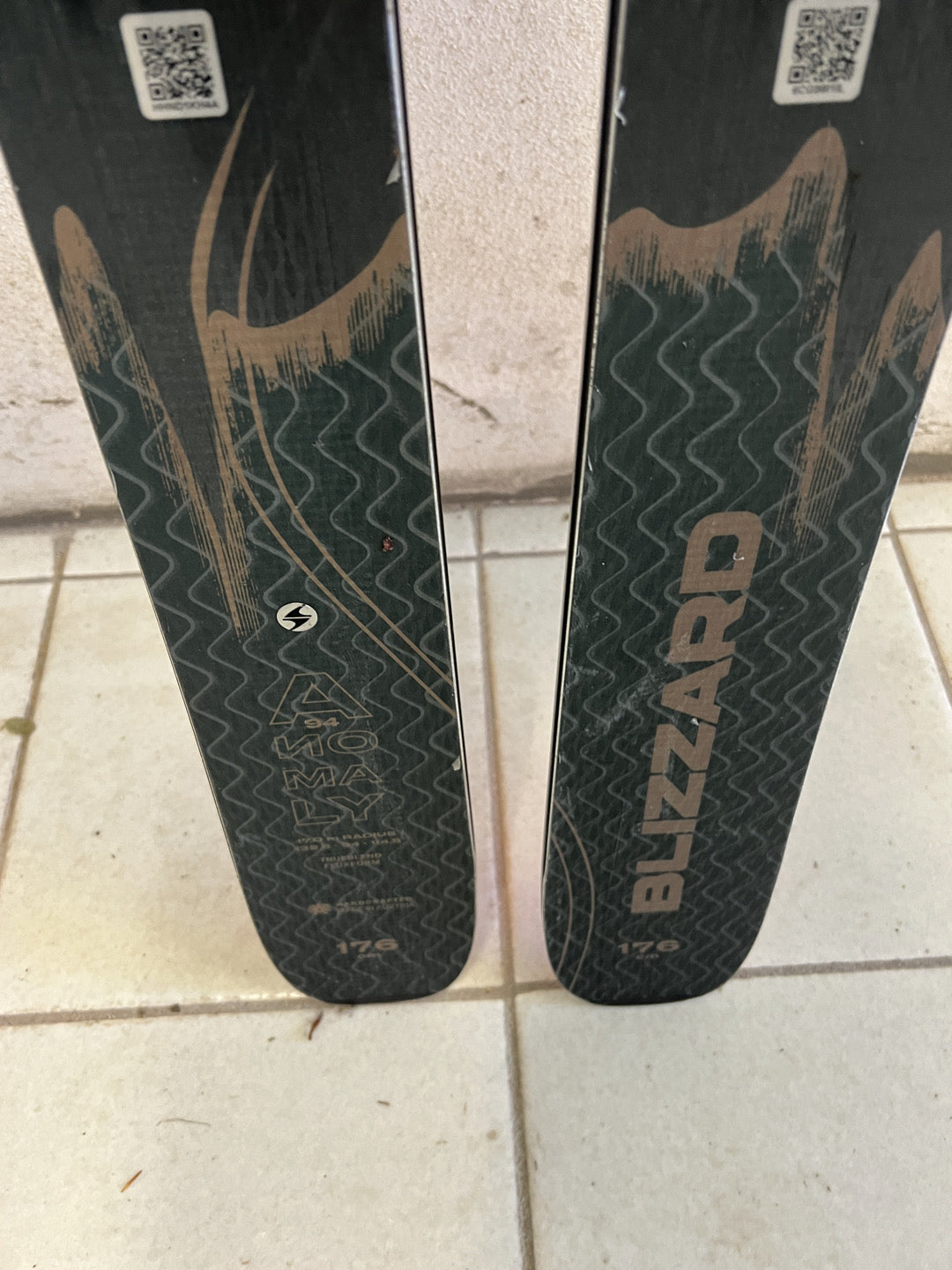 176cm Sci freeride Blizzard Anomaly94 r17 usato