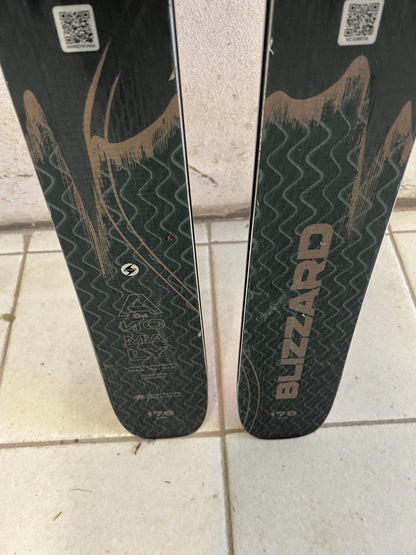 176cm Sci freeride Blizzard Anomaly94 r17 usato