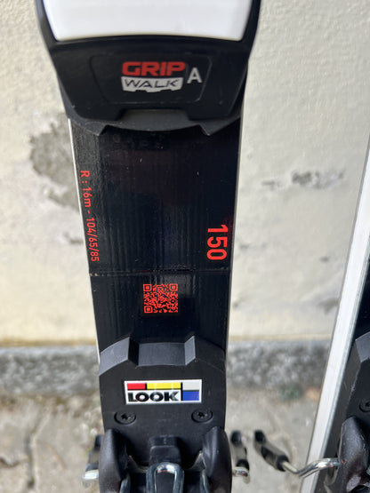 150cm sci Rossignol Hero FIS GSJ r16 usato N4