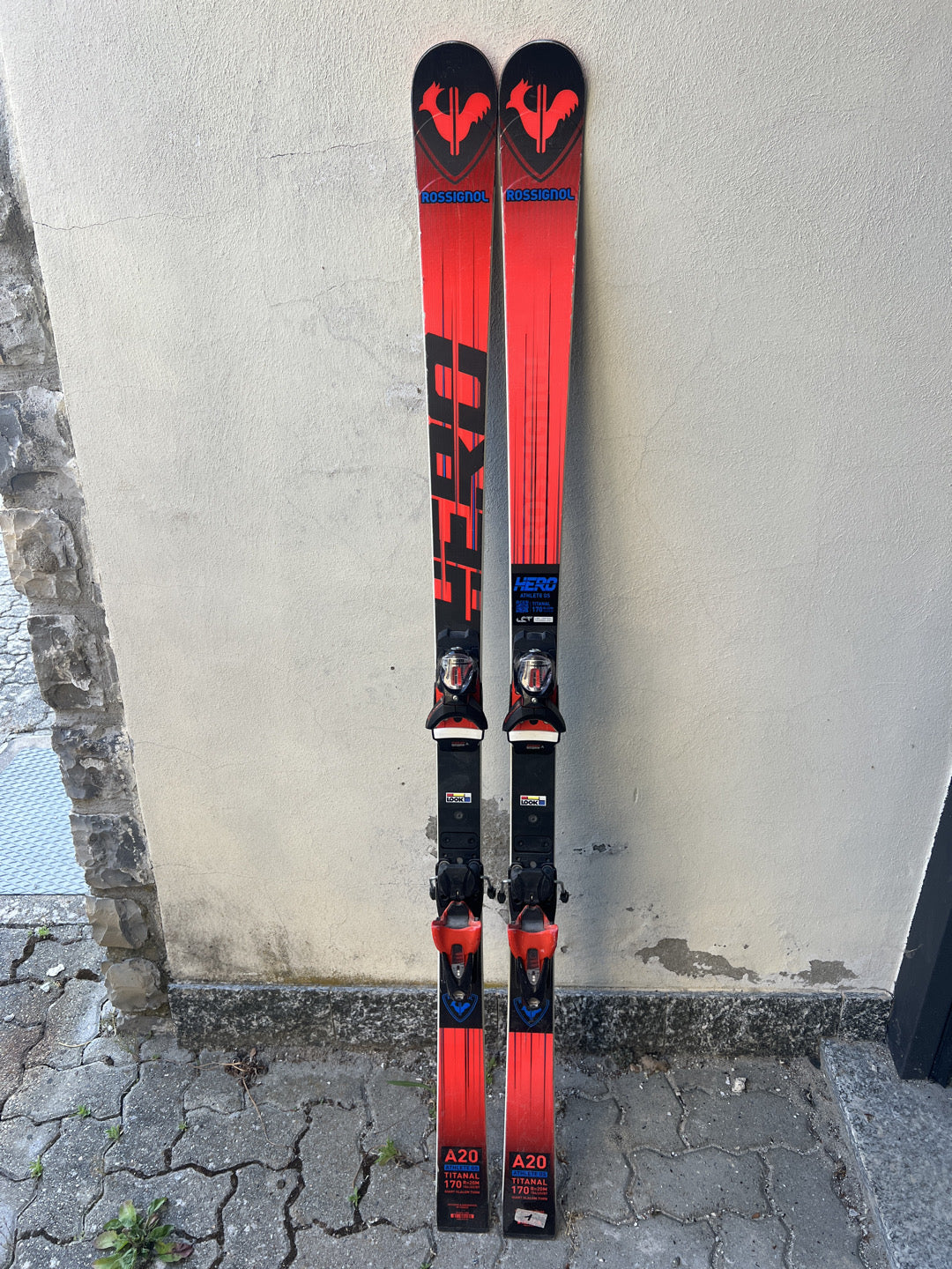 170cm sci Rossignol Hero GS FIS r20 usato 2024 N1