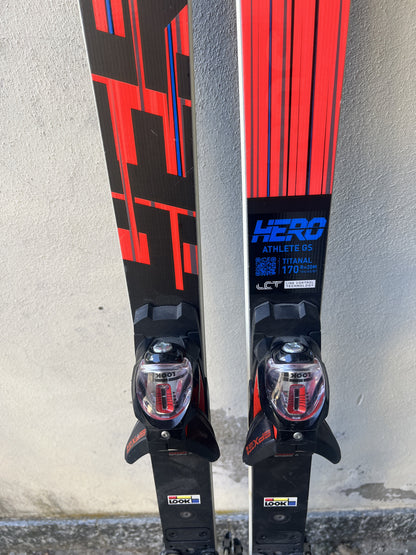 170cm sci Rossignol Hero GS FIS r20 usato 2024 N1