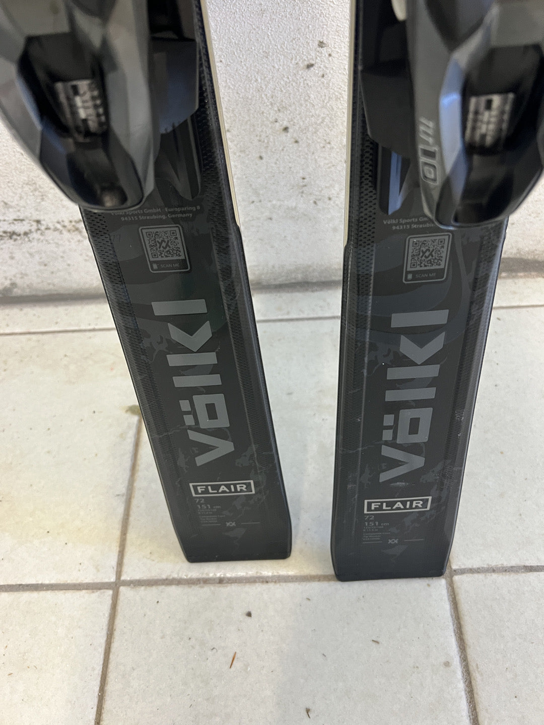 151cm sci Volkl Flair 72 r11.4 usato test