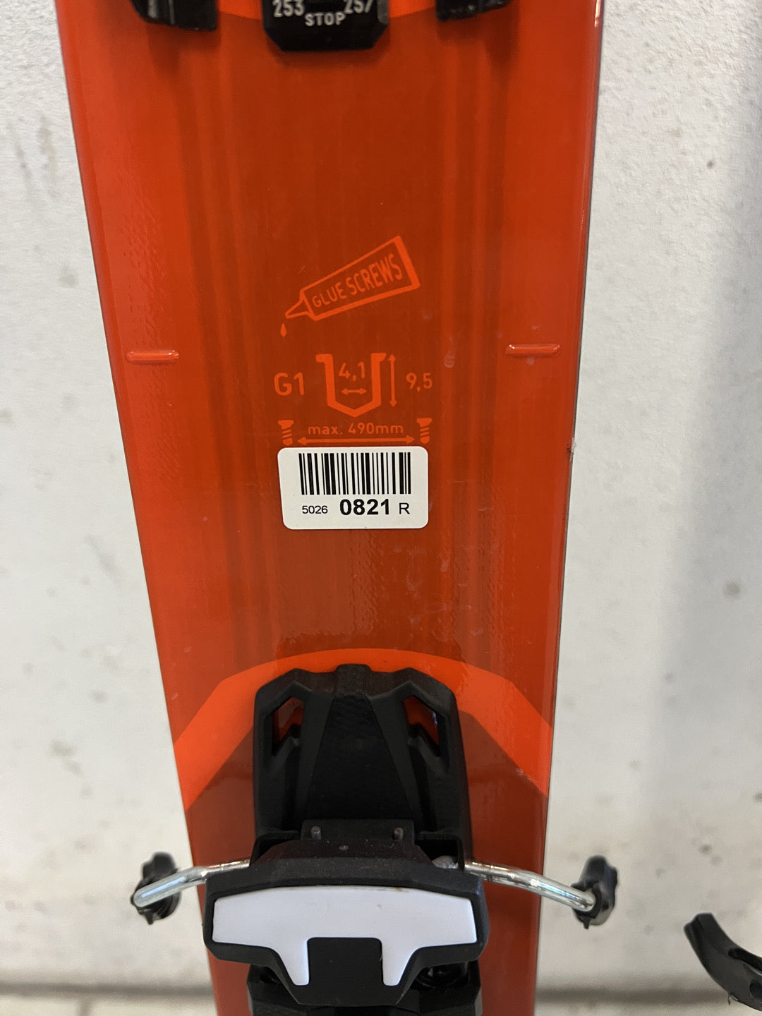 157cm Blizzard G095  Sci + attacchi + pelli (N0821