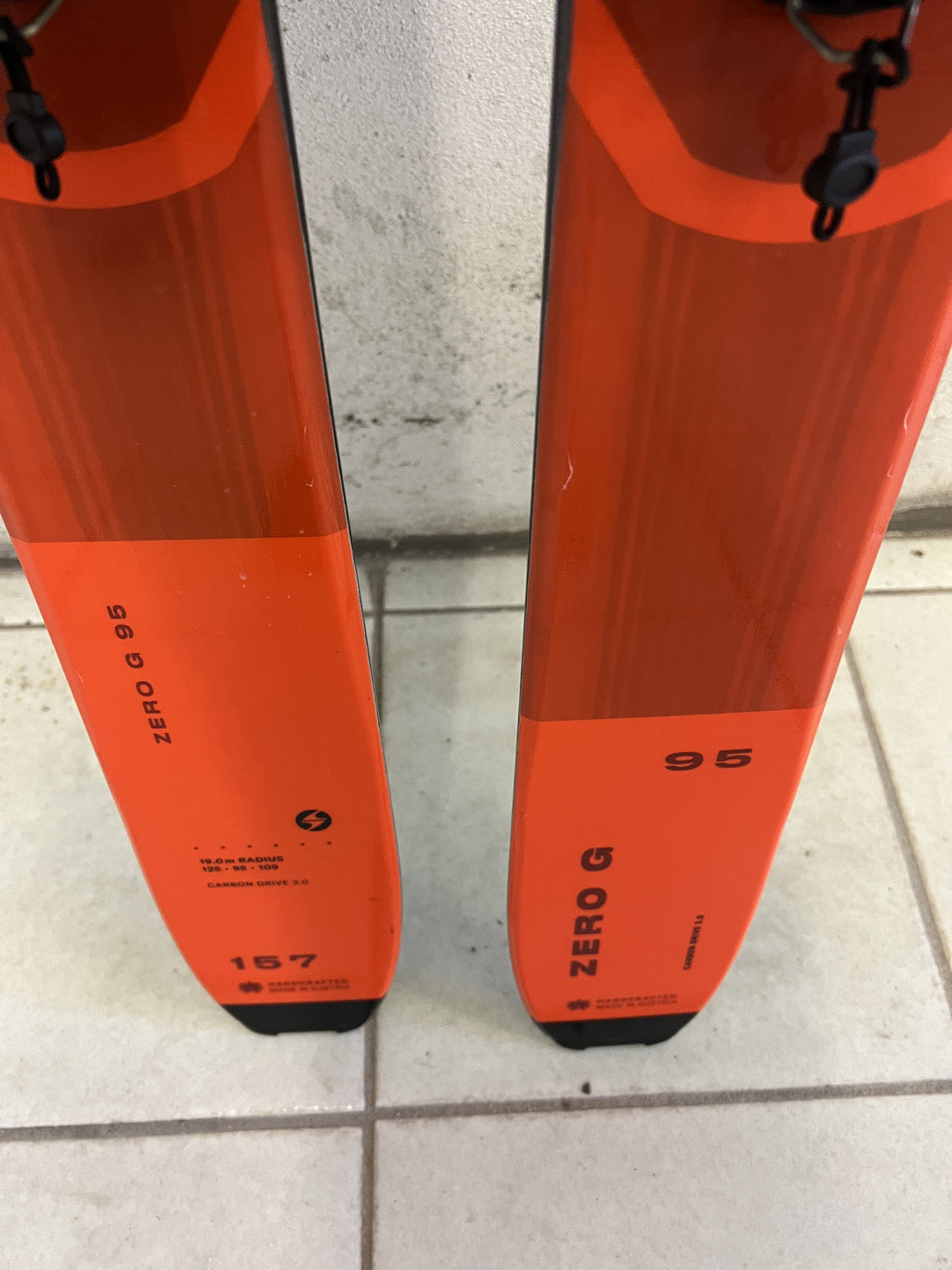 157cm Blizzard G095  Sci + attacchi + pelli (N0821