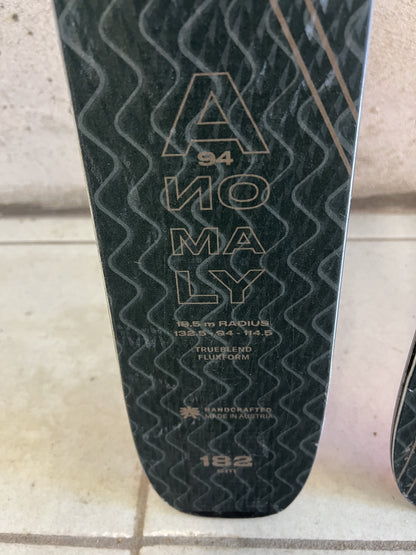 182cm Sci freeride Blizzard Anomaly94 r19.5 usato