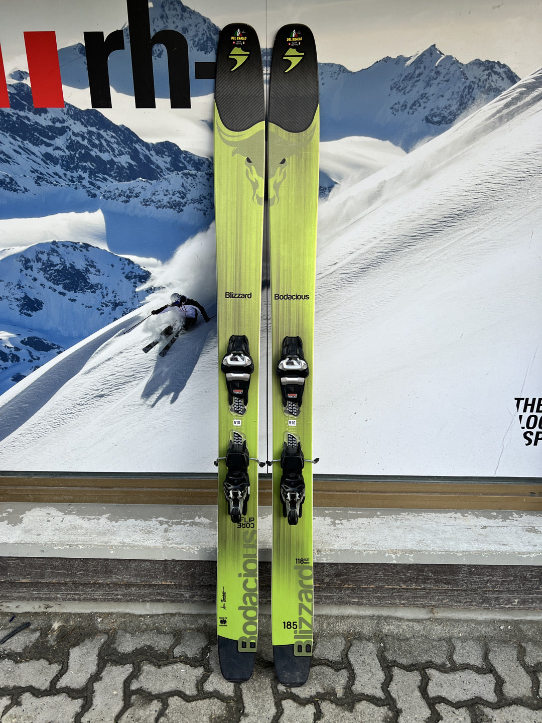 185cm Sci freeride Blizzard Bodacious 118 r27 usato