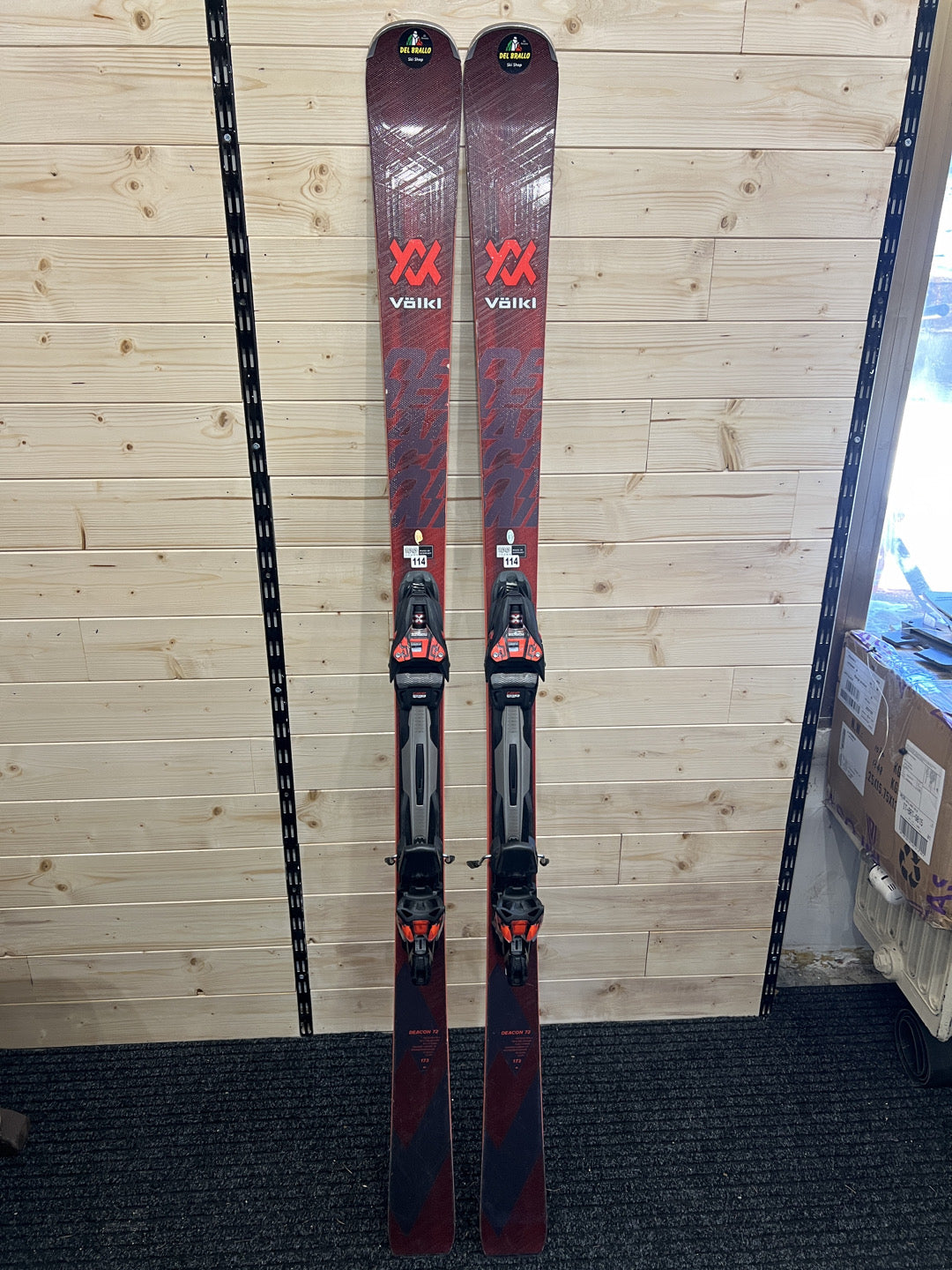 173cm sci Volkl Deacon72 r15.4 usati N114