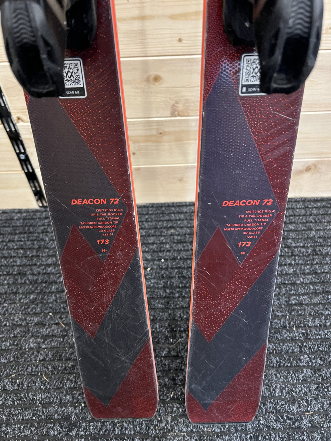 173cm sci Volkl Deacon72 r15.4 usati N114