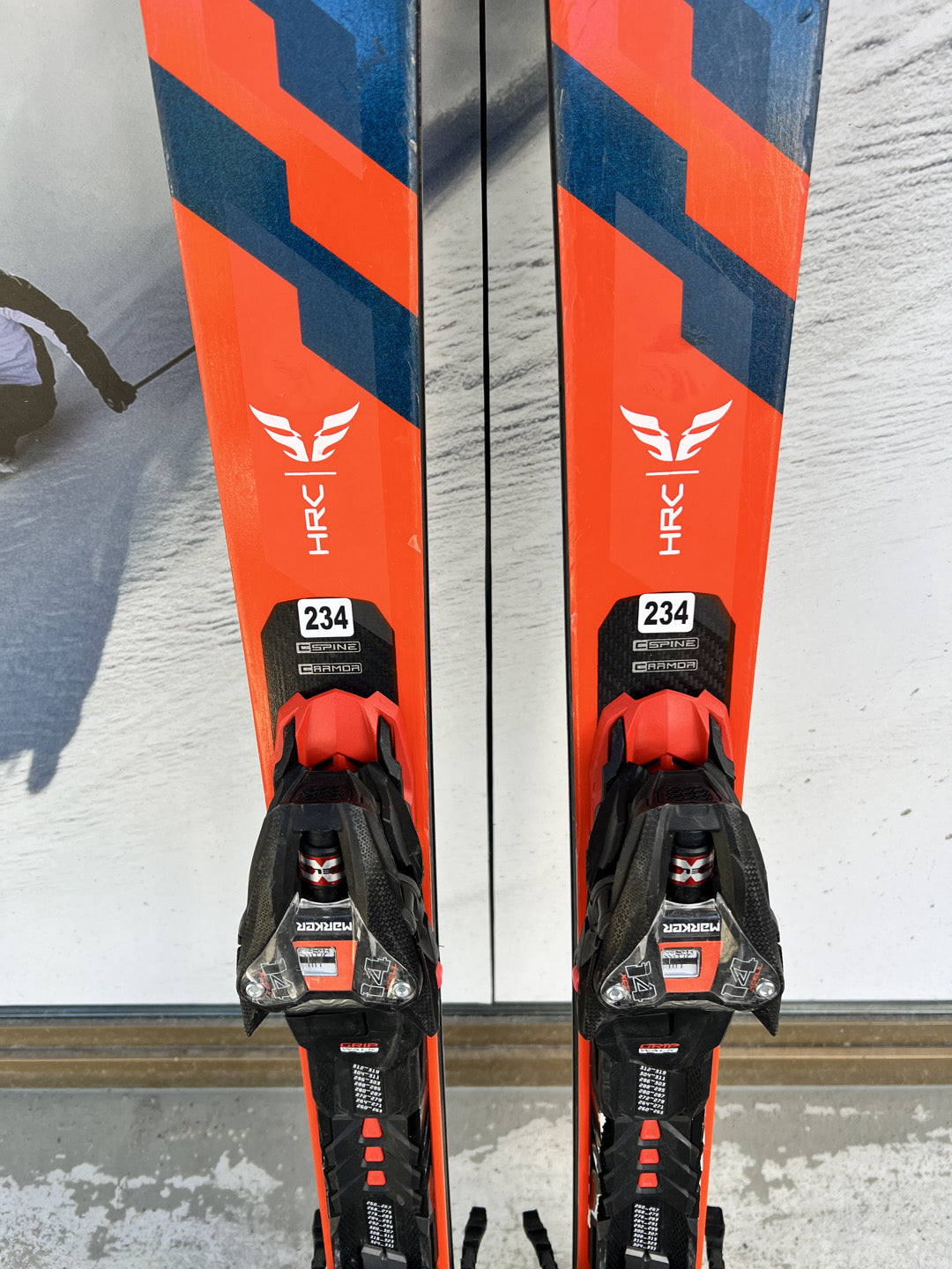 166cm sci Blizzard HRC r14.5 usati N234