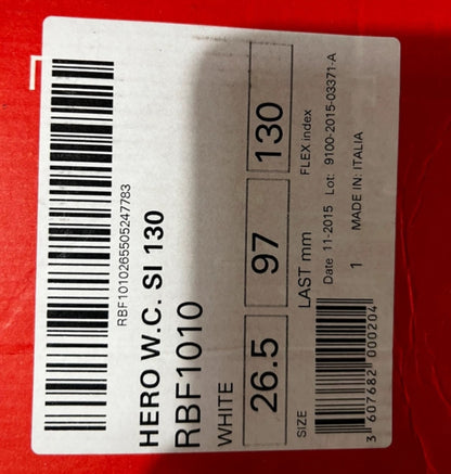 scarponi da sci Rossignol Hero 130 tg. 26.5 usati