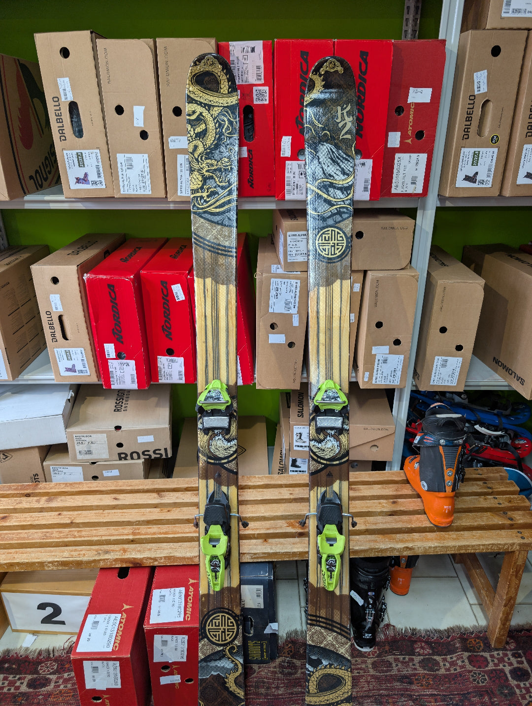 Sci alpinismo/freeride K2 Kung fujas 189cm usati