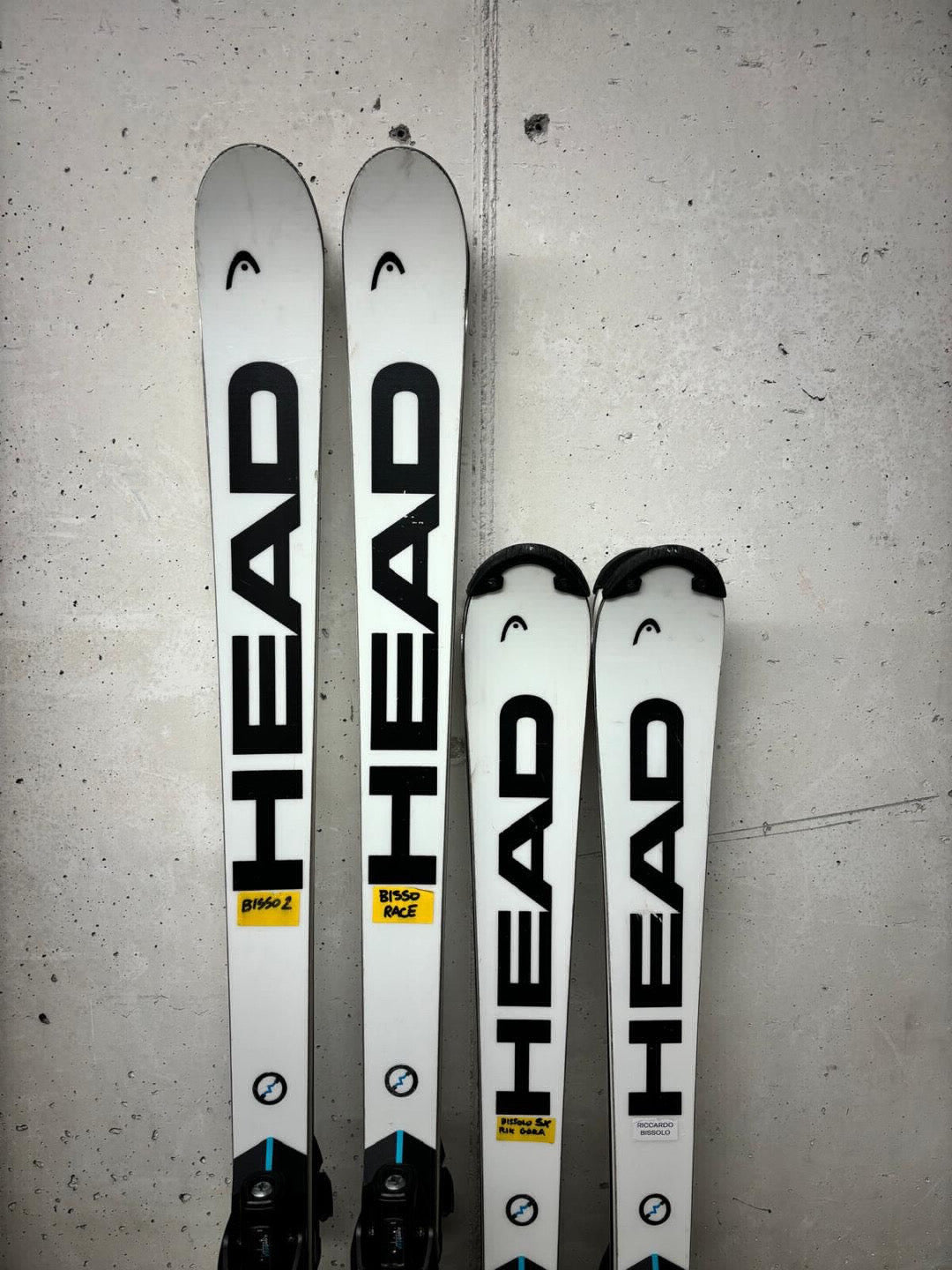 Set sci da gara Head e-GS ed e-SL usati in ottimo stato