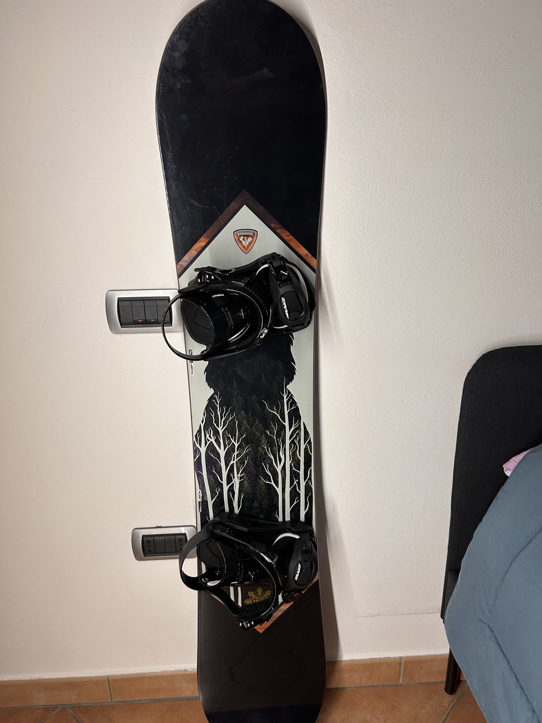 Vendo Snowboard Rossignol 148-150cm donna + attacchi Drake