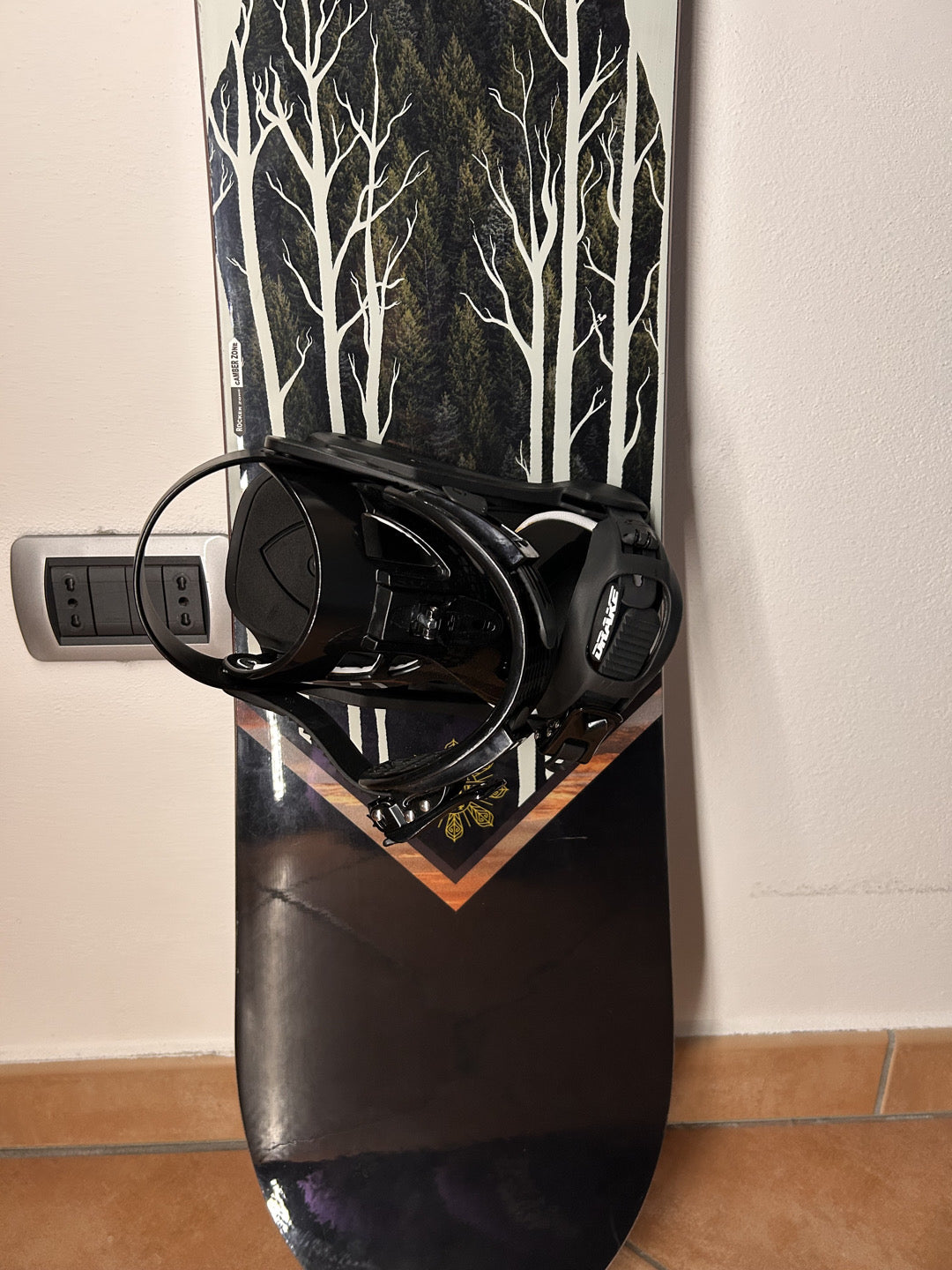 Vendo Snowboard Rossignol 148-150cm donna + attacchi Drake