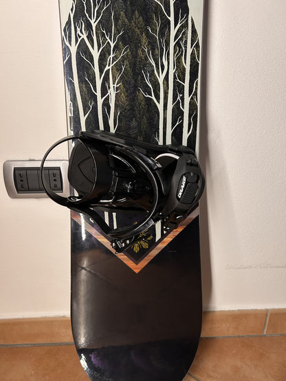 Vendo Snowboard Rossignol 148-150cm donna + attacchi Drake